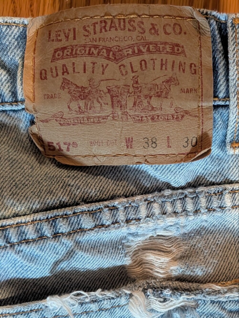 1980s Levi's 517 Bootcut Men's Jeans